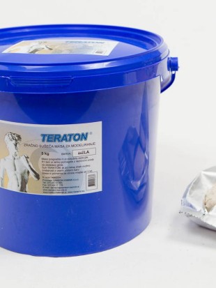 TERATON WHITE air-hardening modelling clay 5 kg