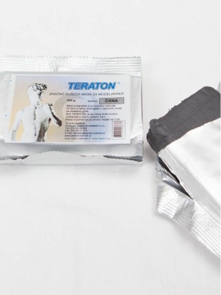 TERATON BLACK air-hardening modelling clay 500 g