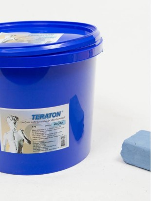 TERATON BLUE air-hardening modelling clay 5 kg