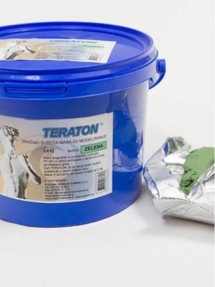 TERATON GREEN air-hardening modelling clay 2,5 kg