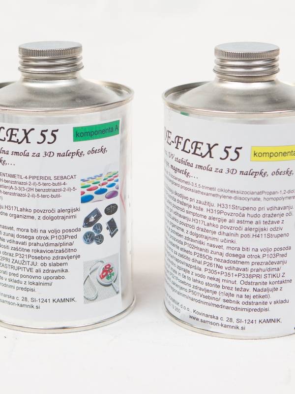 TRIDE-FLEX transparent resin for 3D labels 500 g   500 g