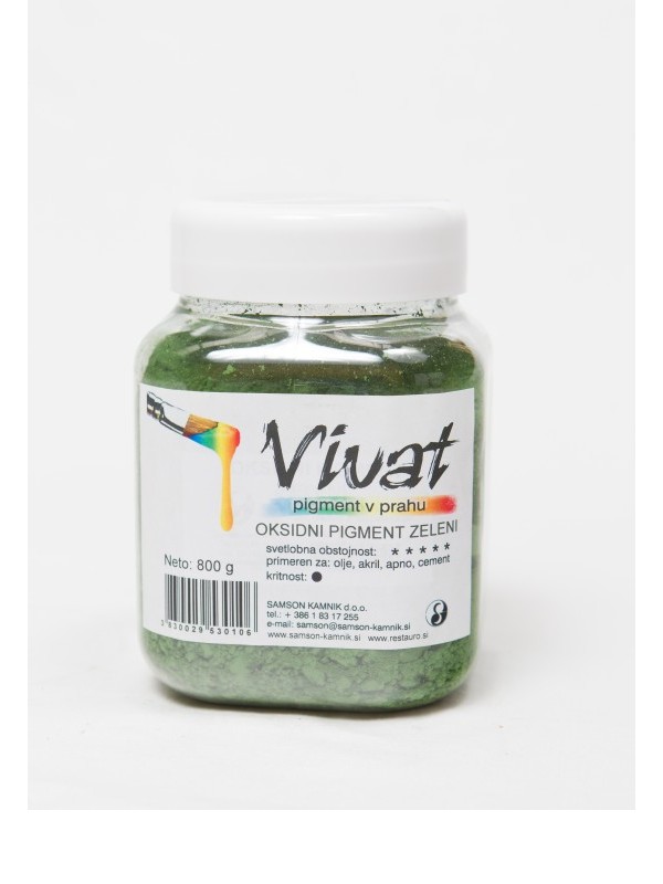 VIVAT oksidni/anorganski pigment ZELEN 800g