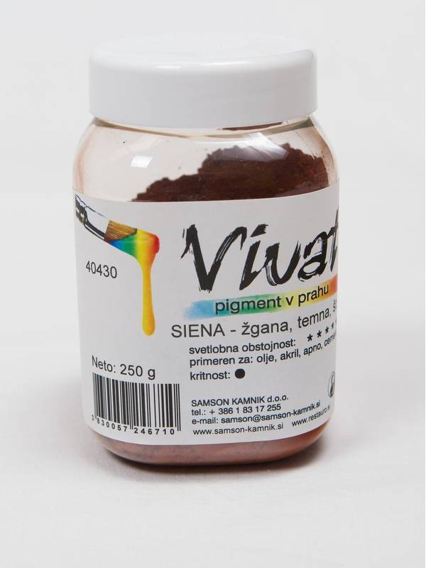 VIVAT Siena burnt, dark, no.3   250 g