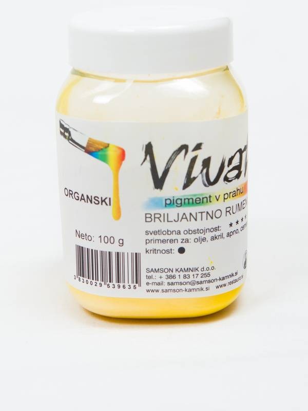 VIVAT organski pigment BRILJANTNO RUMEN    100g