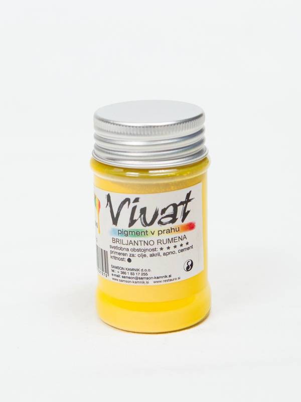 VIVAT organski pigment BRILJANTNO RUMEN 30 g