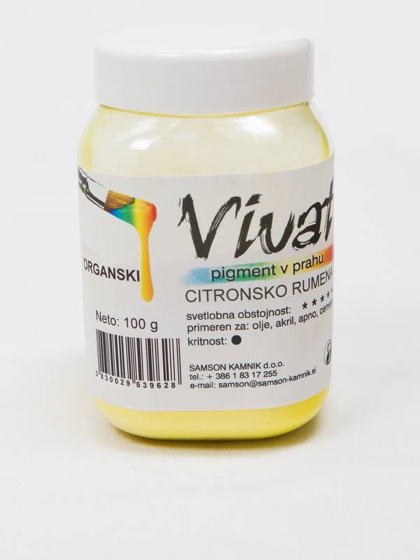 VIVAT organski pigment CITRONSKO RUMEN 100g