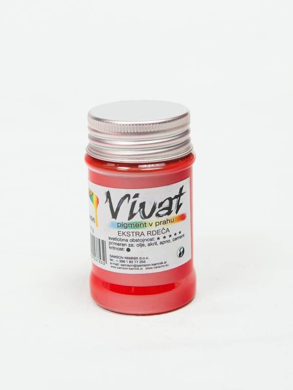 VIVAT organski pigment RDEČ ekstra 40 g