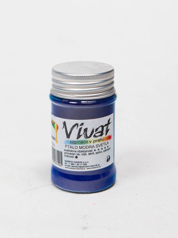 VIVAT organski pigment FTALNO SVETLO MODER 30 g