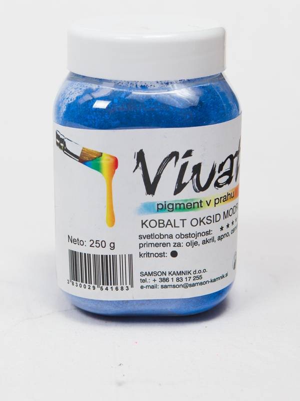 VIVAT oksidni/anorganski pigment KOBALT OKSID MODER 250 g