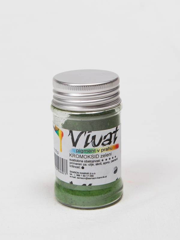 VIVAT oksidni/anorganski pigment KROMOKSID ZELEN 80 g
