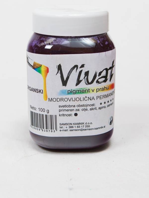 VIVAT organski pigment MODROVIJOLIČEN permanent 100 g