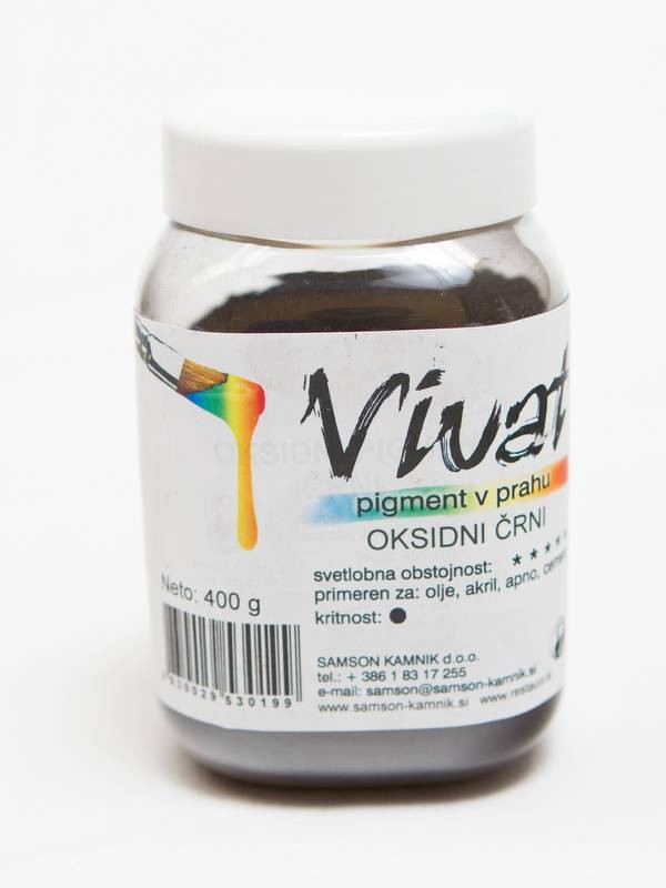 VIVAT oksidni/anorganski pigment ČRN 400g