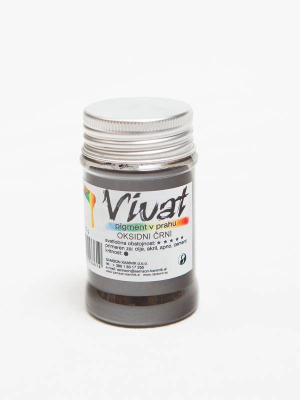 VIVAT oksidni/anorganski pigment ČRN 60 g