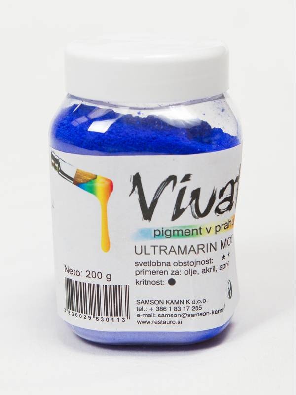 VIVAT oksidni/anorganski pigment ULTRAMARIN MODER 200 g