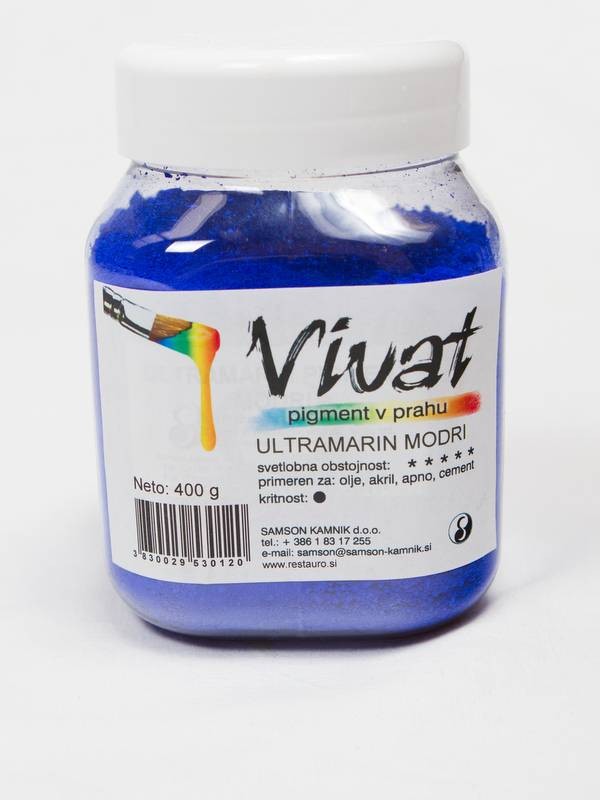 VIVAT oksidni/anorganski pigment ULTRAMARIN MODER 400 g