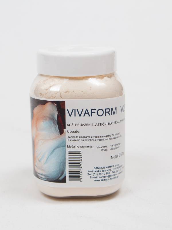 VIVAFORM V2 koži prijazen prah za izdelavo kalupov   250 g
