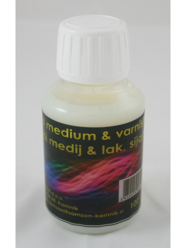 Akrilni medij & lak,svetleč 100 ml