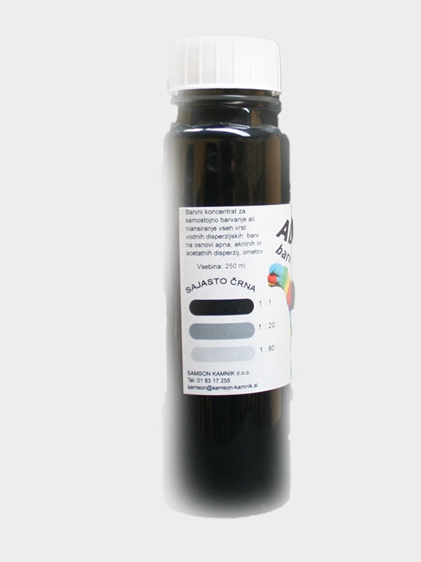 ALEGRO Sajasto črna     250 ml