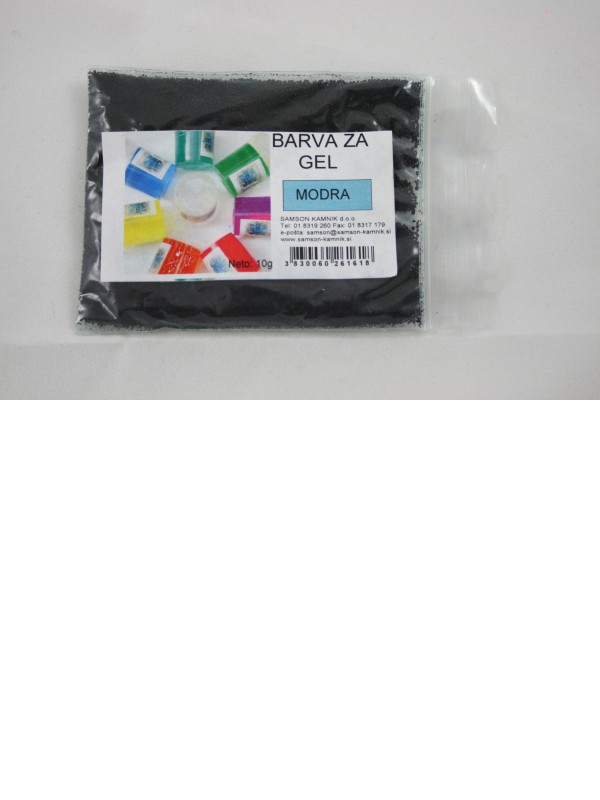 BARVA ZA GEL modra 10 g