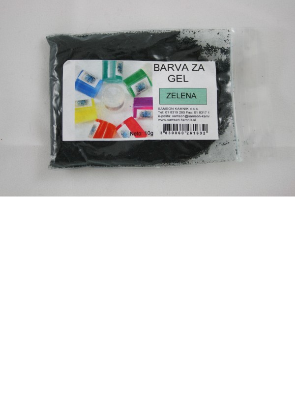 BARVA ZA GEL zelena 10 g