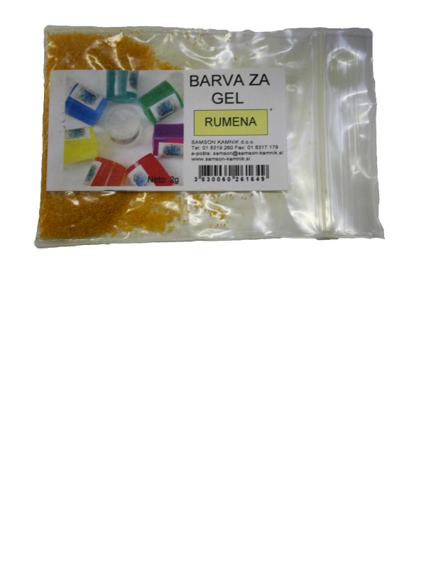 GEL COLOR yellow 2 g