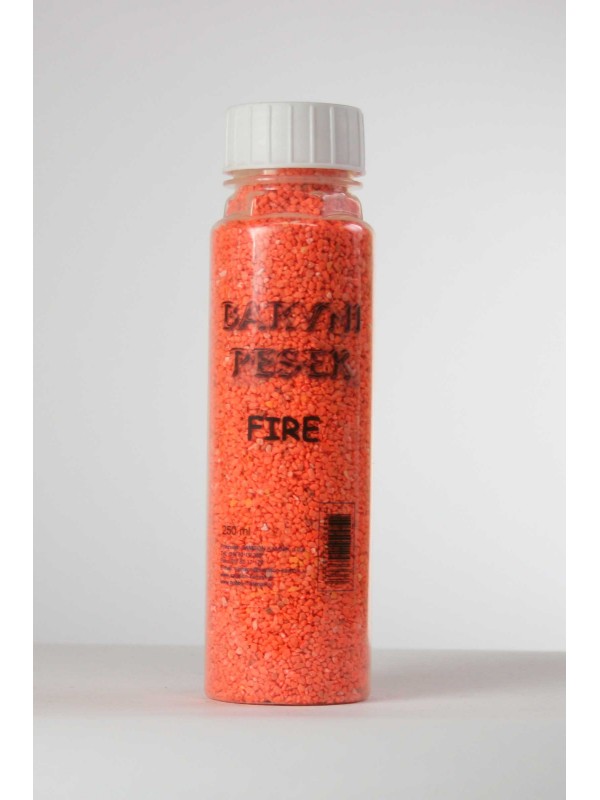 BARVIT FIRE decorative sand ORANGE 250 ml