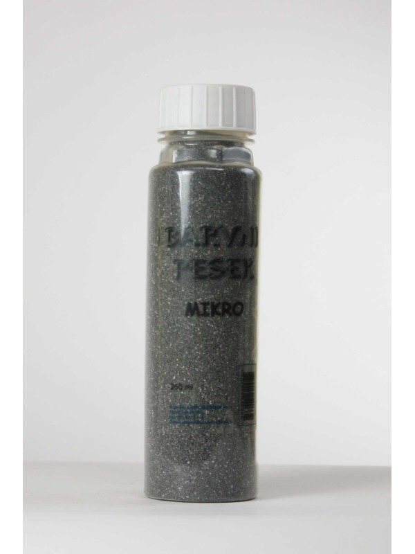 BARVIT MICRO Colored sand BLACK 250 ml