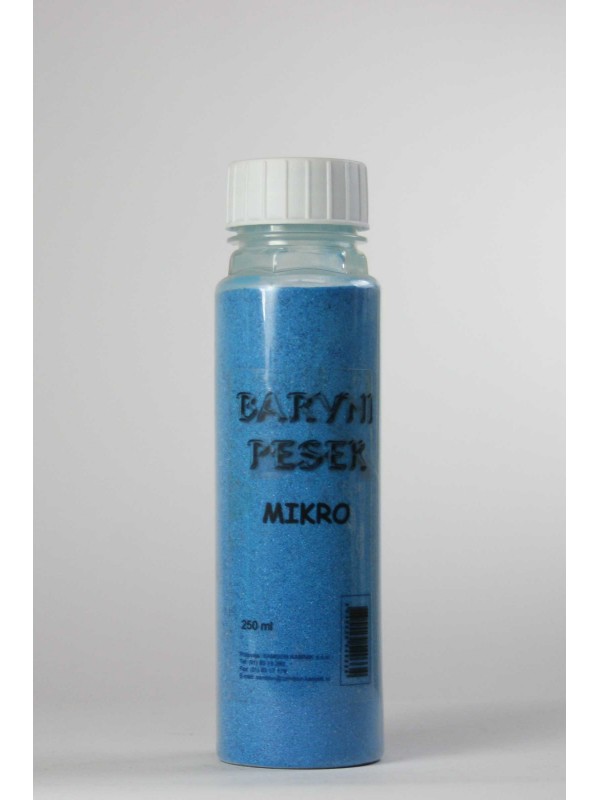 BARVIT MIKRO Decorative sand BLUE 250 ml