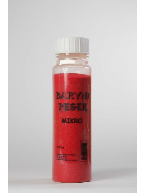 BARVIT MIKRO Decorative sand RED 250 ml