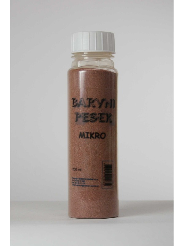 BARVIT MIKRO Barvni pesek RJAV 250 ml