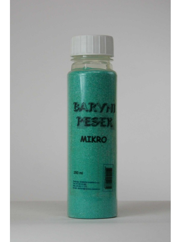 BARVIT MIKRO Decorative sand GREEN 250 ml