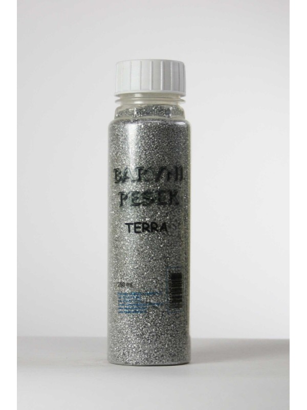 BARVIT TERA Colored sand SILVER 250 ml