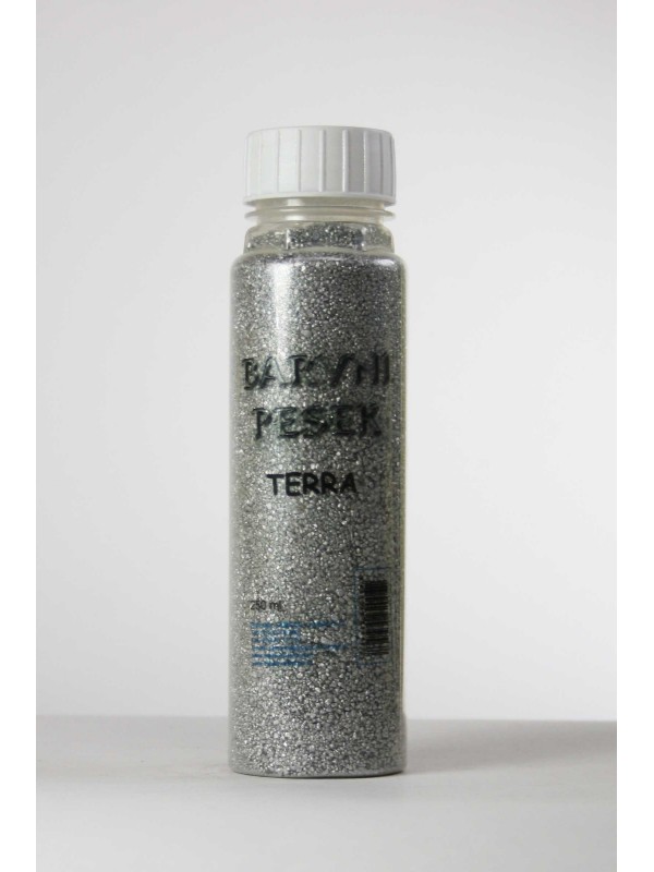 BARVIT TERRA Decorative sand SILVER 250 ml