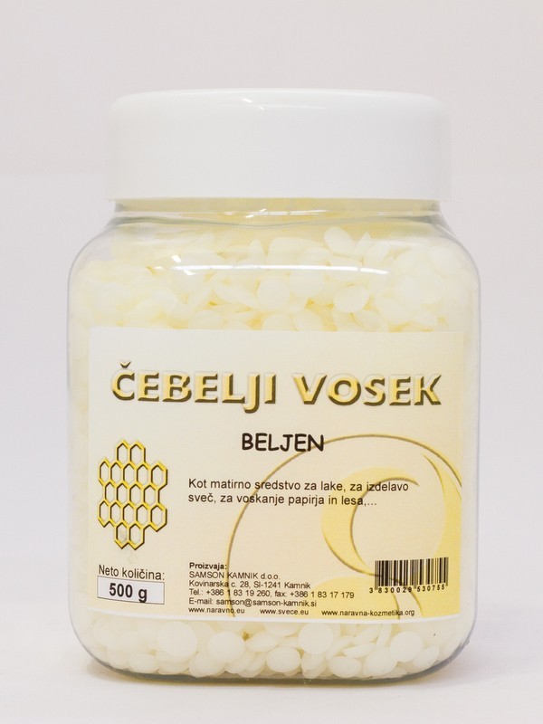 ČEBELJI VOSEK beljen