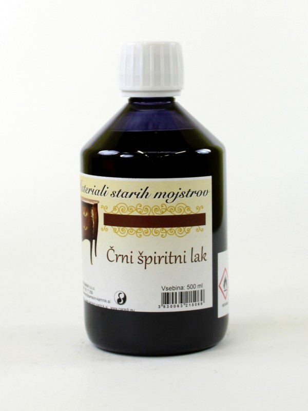 SPIRIT VARNISH, black 500 ml