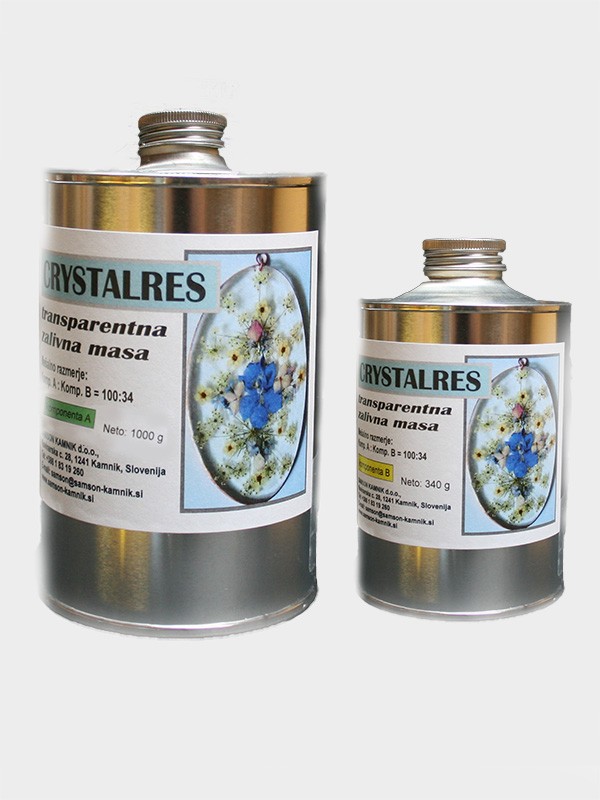 CRYSTALRES crystal clear polymer casting resin 1340 g