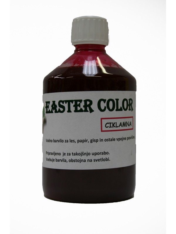 EASTERCOLOR - vodna barva za les,papir,.. CIKLAMNA 500 ml