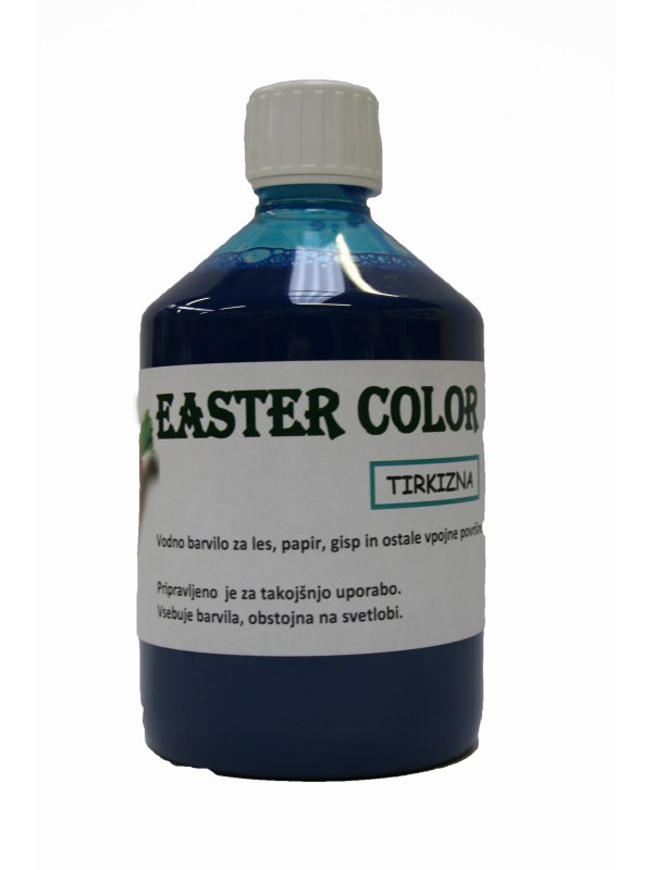 EASTERCOLOR - vodna barva za les,papir,.. TURKIZNA 500 ml