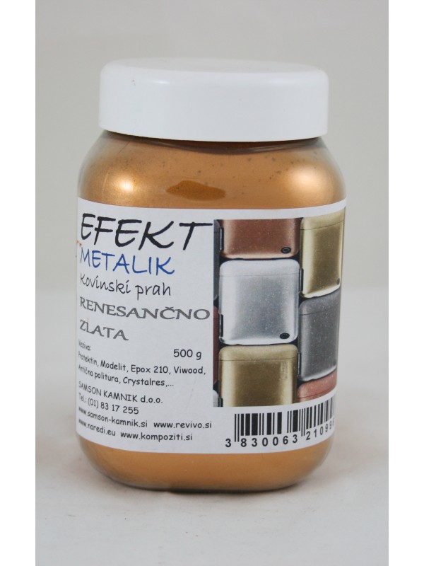 METALIK Kovinski prah RENESANČNO ZLAT  500 g