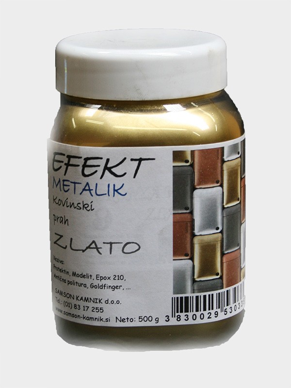 METALIK Kovinski prah IMITACIJA ZLATA 500 g