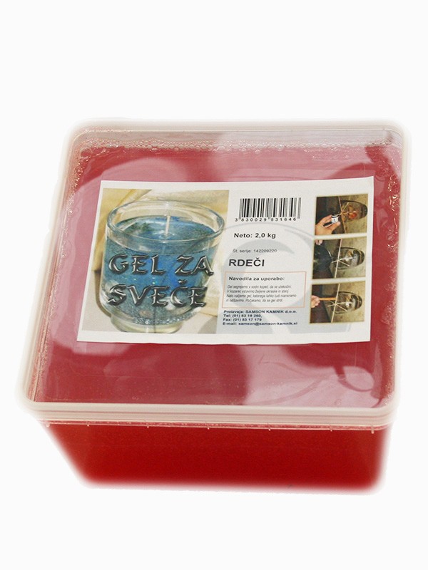 GEL WAX red 2 kg