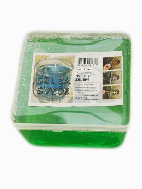 GEL WAX light green 2 kg