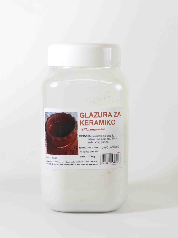 GLAZE transparent, matte finish 1 kg