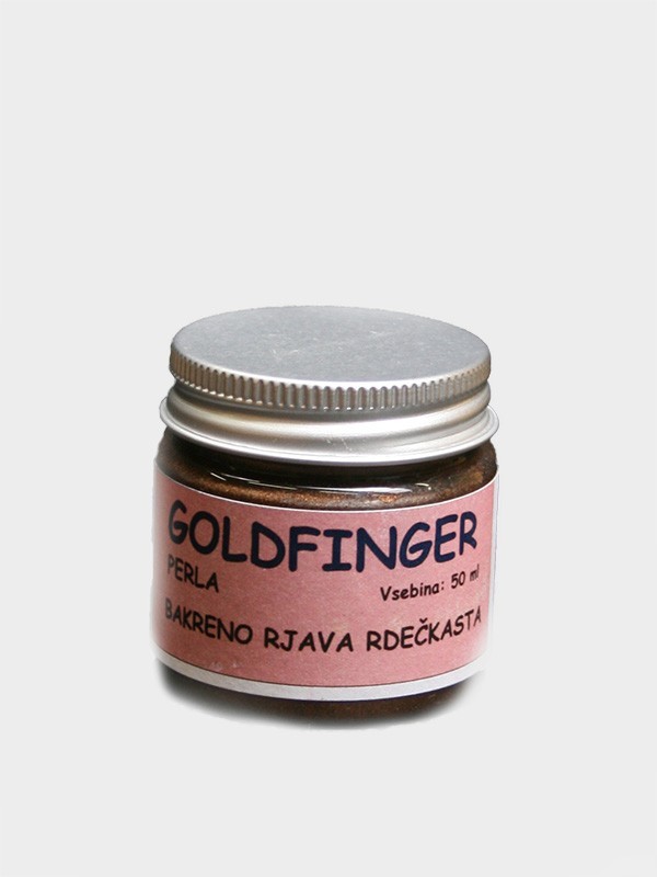 GOLD FINGER PERLA bakreno rjava rdečkasta 50 ml