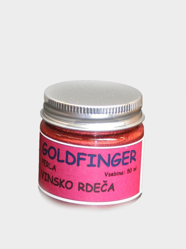 GOLD FINGER PERLA vinsko rdeča  50 ml