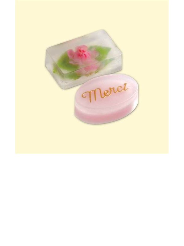 SOAP MOULD MINI 6 pcs Rectangle / oval 