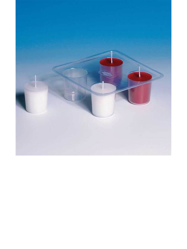 VOTIVE CANDLE MOULD 4 pcs