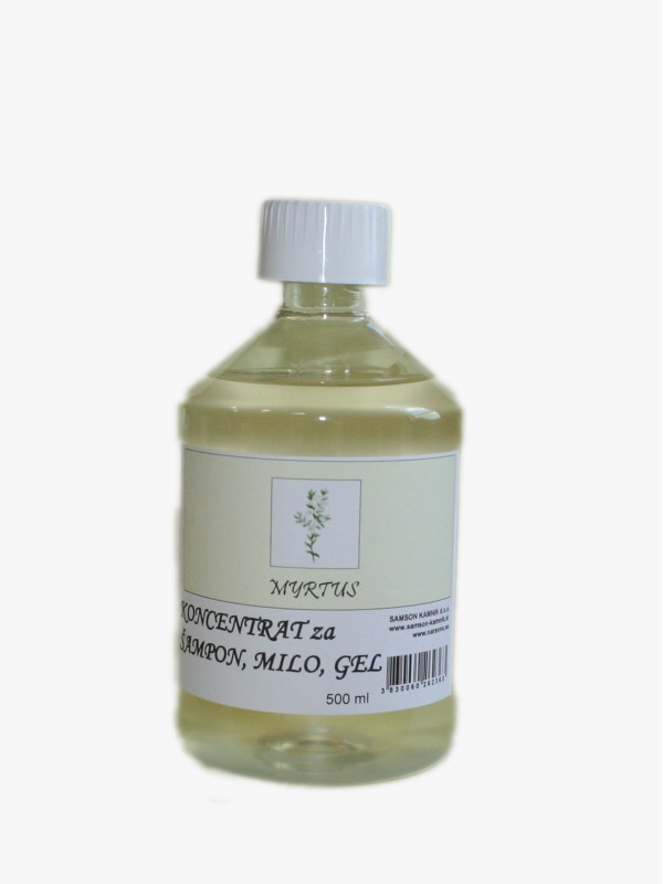 MYRTUS koncentrat za šampon, milo, gel 500 ml