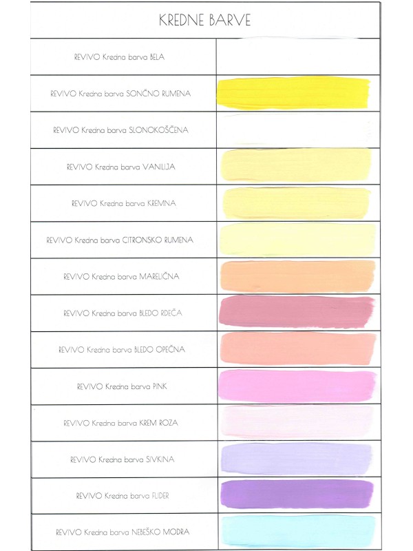 REVIVO Chalky paint CREME PINK 250 ml