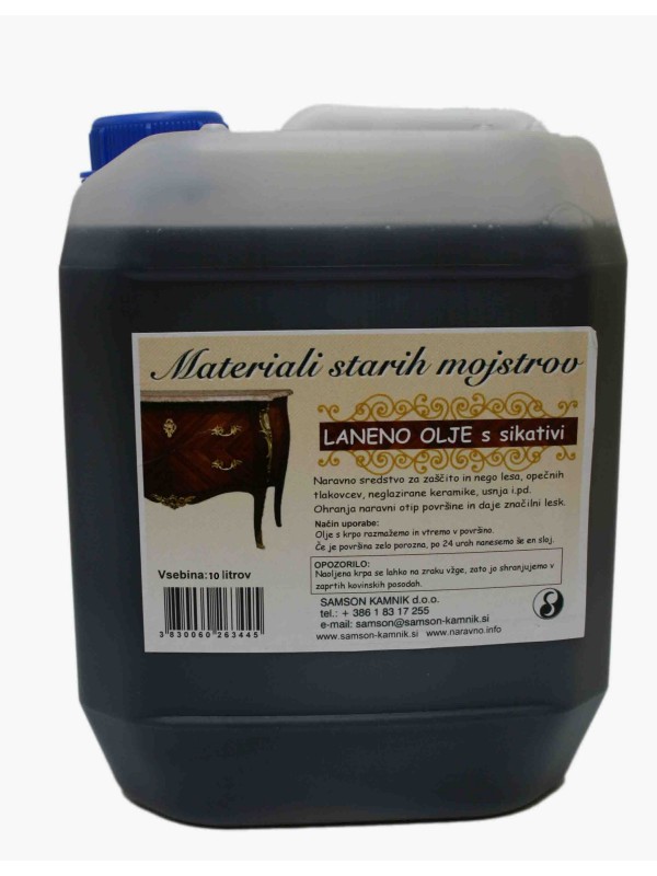 LINSEED OIL with siccatives 10 l